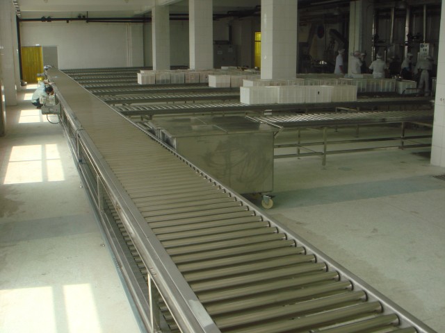 不銹鋼滾筒輸送機(jī) 電機(jī)防爆正反轉(zhuǎn)