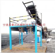 給淄博高新區做的蘭炭包裝機已經投入工作中，工作效果杠杠的