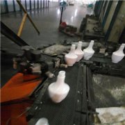 給客戶做的輸送陶瓷玻璃瓶的無聲鏈帶 齒鏈帶，已投入生產